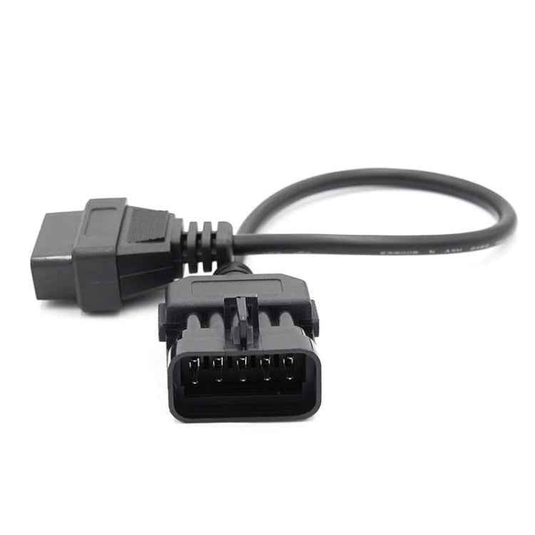 10Pin to 16Pin Car OBD2 Conversion Cable OBDII Diagnostic Adapter Cable for Opel, For Opel 10Pin