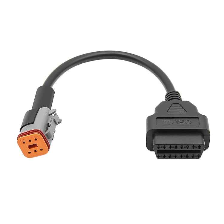 6Pin Motorcycles OBD2 Conversion Cable OBDII Diagnostic Adapter Cable for Harley Davidson, 6Pin