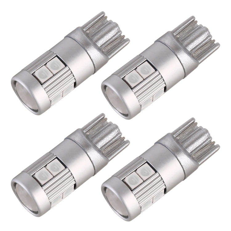 4 PCS T10 DC12V / 2W Car Clearance Light 9LEDs SMD-3030 Lamp Beads , 9LEDs SMD-3030 (Yellow Light), 9LEDs SMD-3030 (Ice Blue Light), 9LEDs SMD-3030 (Blue Light), 9LEDs SMD-3030 (Pink Light), 9LEDs SMD-3030 (Red Light), 9LEDs SMD-3030 (White Light)