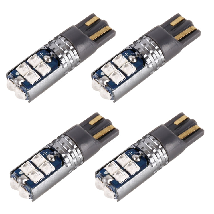 4 PCS T10 DC12V / 2W Car Clearance Light 10LEDs SMD-3030 Lamp Beads, 10LEDs SMD-3030 (White Light), 10LEDs SMD-3030 (Yellow Light), 10LEDs SMD-3030 (Ice Blue Light), 10LEDs SMD-3030 (Blue Light), 10LEDs SMD-3030 (Pink Light), 10LEDs SMD-3030 (Green Lig...