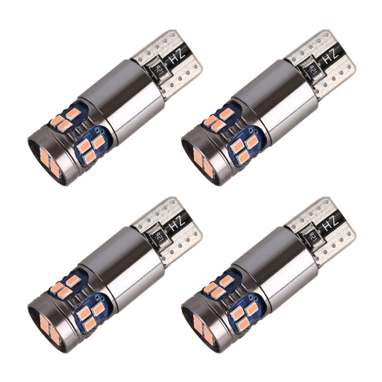 4 PCS T10 DC12V / 2.5W Car Clearance Light 18LEDs SMD-3020 Lamp Beads, 18LEDs SMD-3020 (Ice Blue Light), 18LEDs SMD-3020 (Blue Light), 18LEDs SMD-3020 (Pink Light), 18LEDs SMD-3020 (White Light), 18LEDs SMD-3020 (Yellow Light)