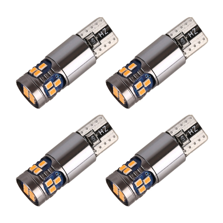 4 PCS T10 DC12V / 2.5W Car Clearance Light 18LEDs SMD-3020 Lamp Beads, 18LEDs SMD-3020 (Ice Blue Light), 18LEDs SMD-3020 (Blue Light), 18LEDs SMD-3020 (Pink Light), 18LEDs SMD-3020 (White Light), 18LEDs SMD-3020 (Yellow Light)