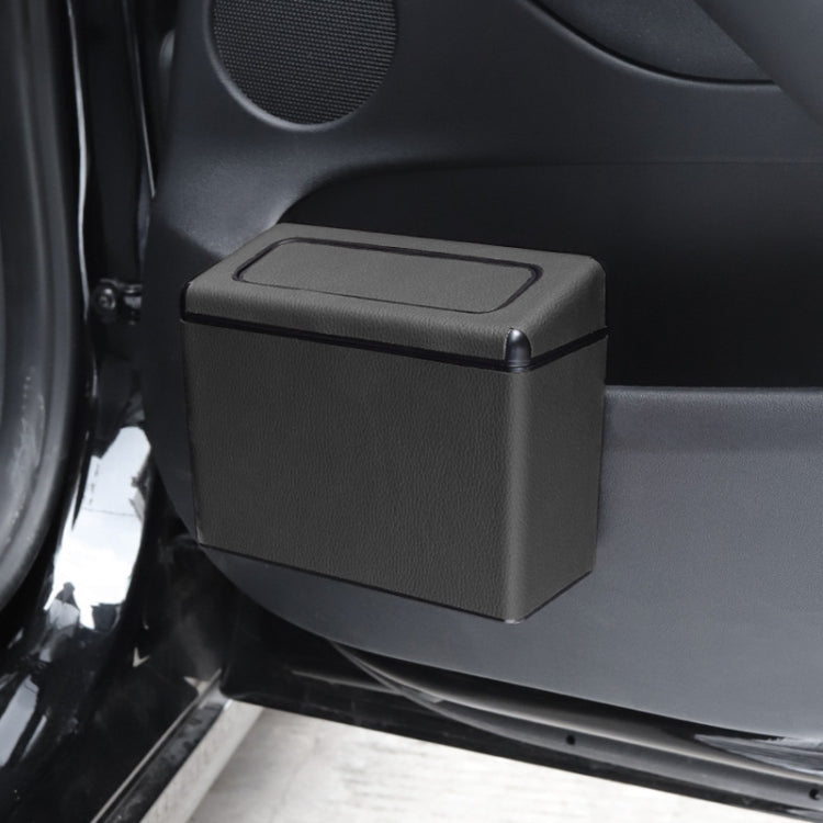 Car Plastic Trash Can Large Capacity Interior Accessories Box