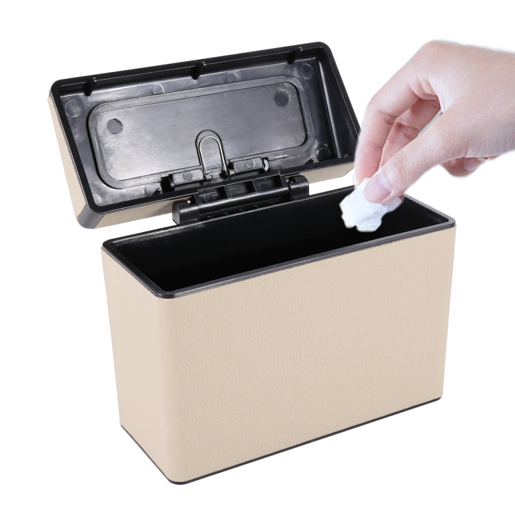 Car Plastic Trash Can Large Capacity Interior Accessories Box