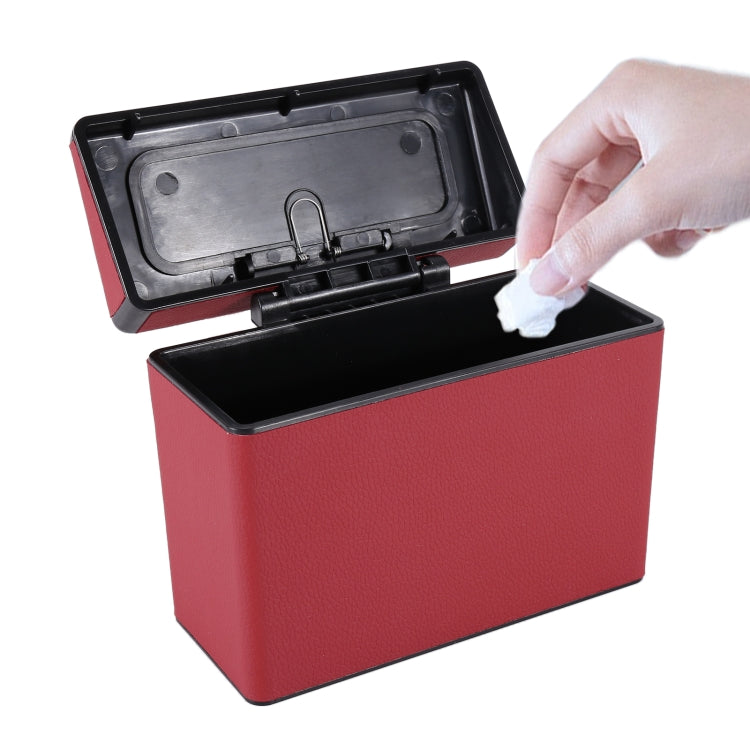 Car Plastic Trash Can Large Capacity Interior Accessories Box