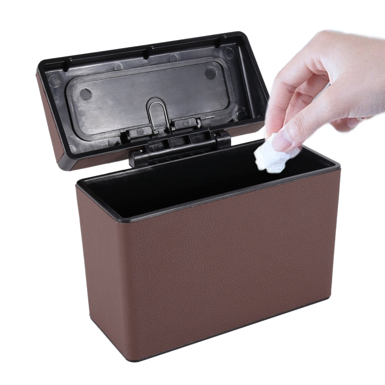 Car Plastic Trash Can Large Capacity Interior Accessories Box