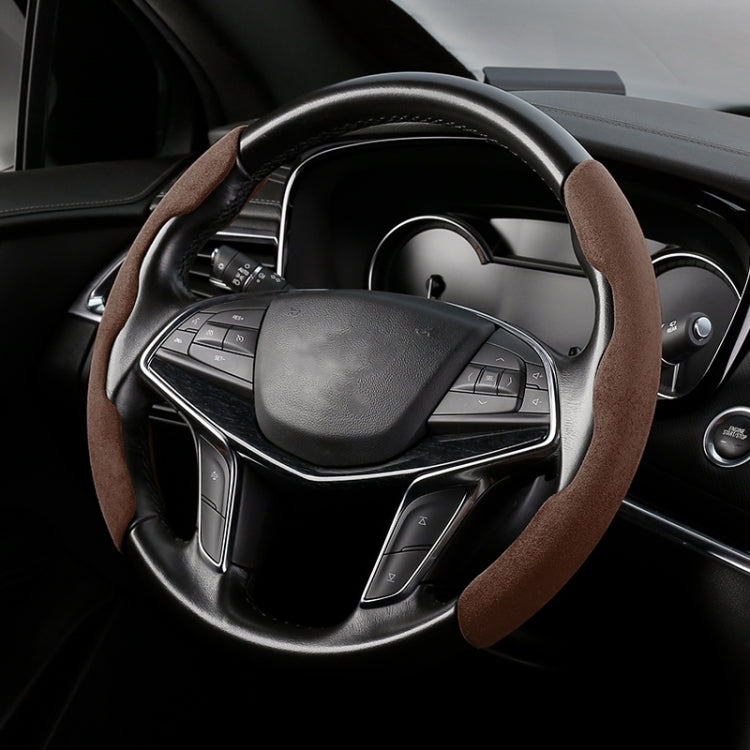 Car Universal Suede Steering Wheel Cover