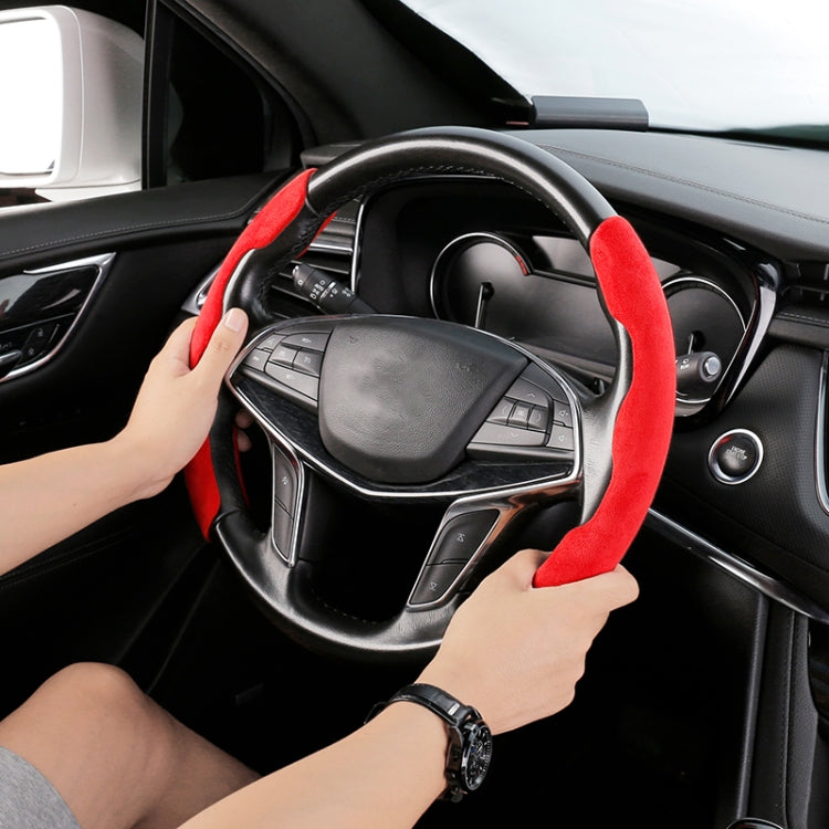 Car Universal Suede Steering Wheel Cover