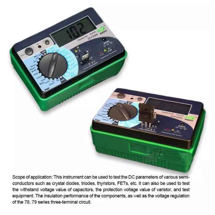 DUOYI DY294 Multifunction Digital Transistor AnalyzerTester