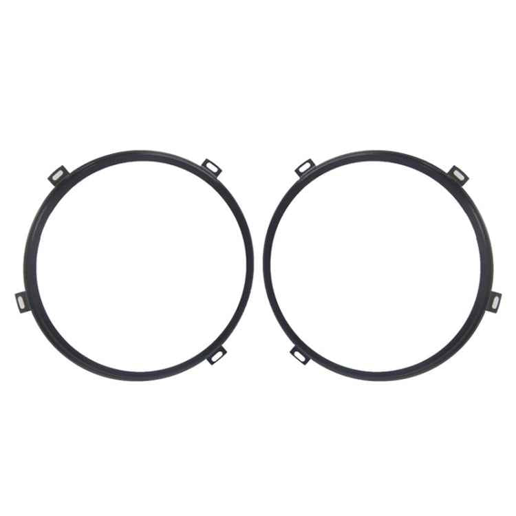 1 Pair 7 inch Headlight Metal Outside Bracket for Jeep Wrangler JK 2007-2017