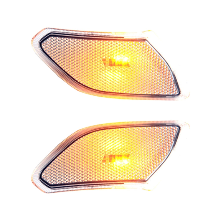 Car Transparent Wheel Eyebrow Side Light Turn Signal Leaf Plate Lamp for Jeep Wrangler JL 2018-