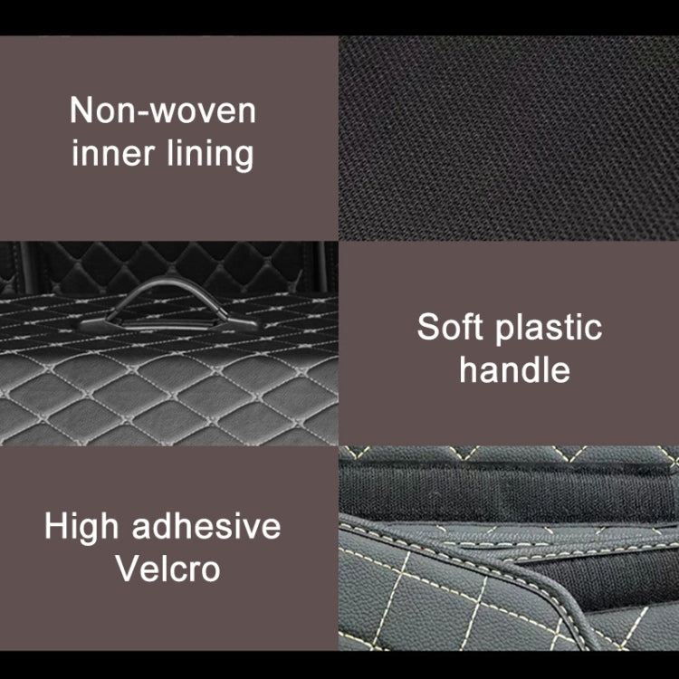 Car Trunk Foldable Storage Box, Rhombic Grid Large Size: 54 x 32 x 30cm, Rhombic 54 x 32 x 30cm (Coffee), Rhombic 54 x 32 x 30cm (Black Red), Rhombic 54 x 32 x 30cm (Black), Rhombic 54 x 32 x 30cm (Wine Red), Rhombic 54 x 32 x 30cm (Beige)