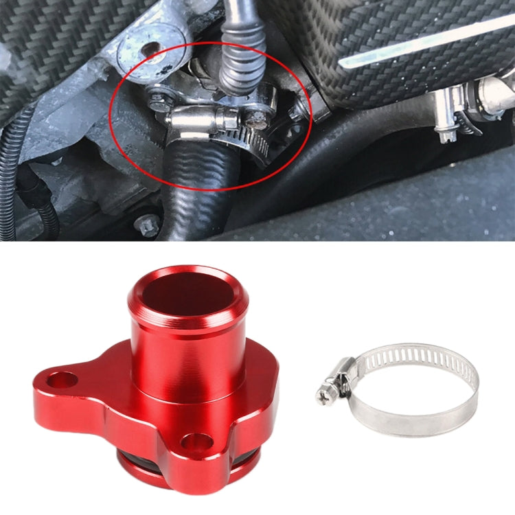 Car Water Hose Joint Pipe Adaptor with Clamps 11537541992 for BMW 335i, Black, Blue, Red