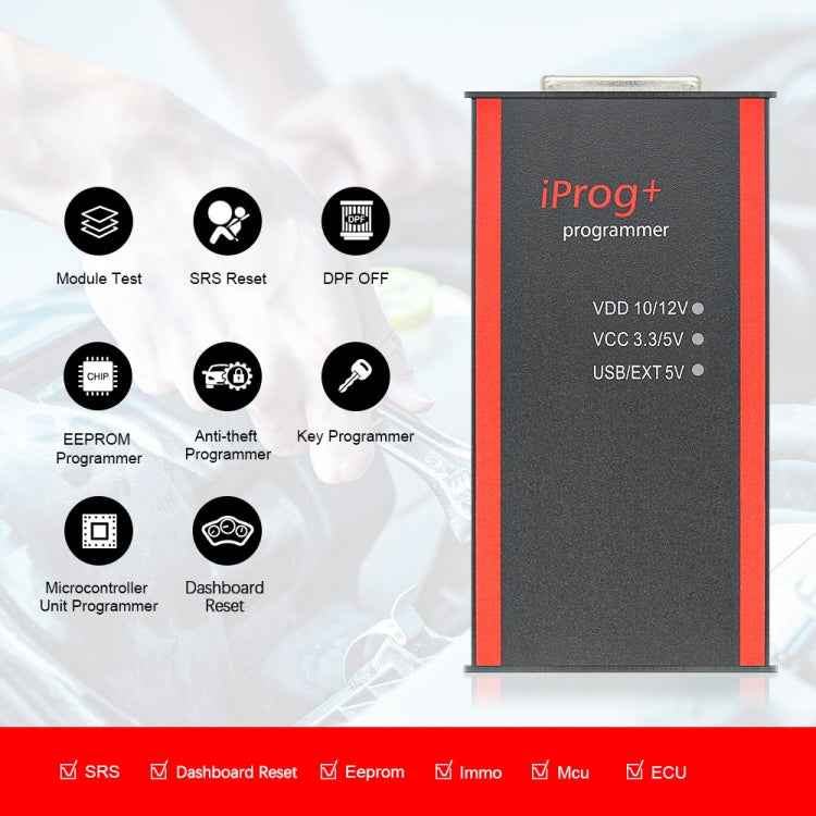 Iprog+ Pro V87 Car Key Programmer ECU Tool