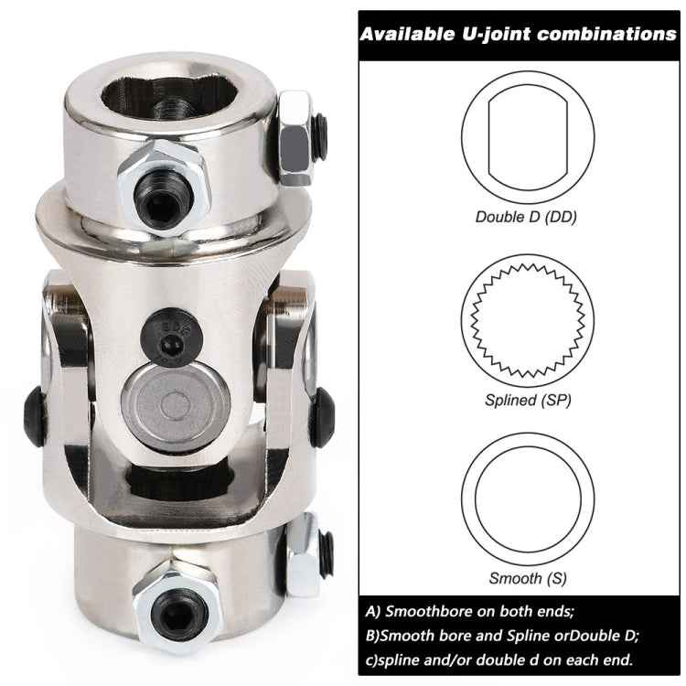 Car Modification 3/4 inch Steering Shaft Universal Joint