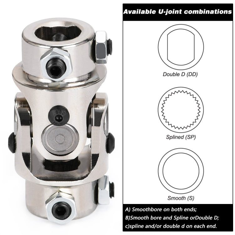 Car Modification 3/4 inch Steering Shaft Universal Joint