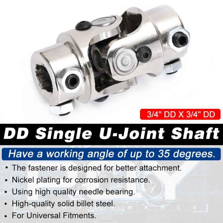 Car Modification 3/4 inch Steering Shaft Universal Joint