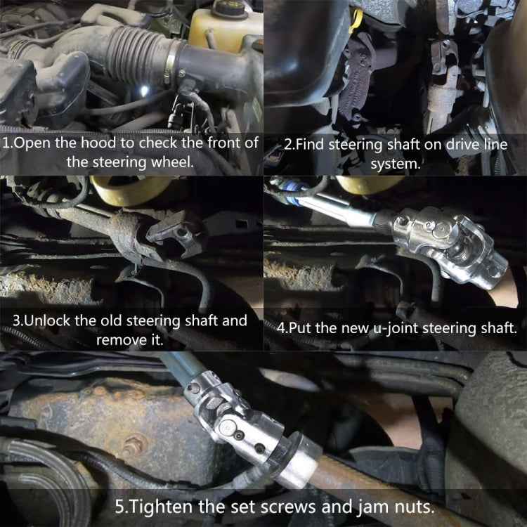 Car Modification 3/4 inch Steering Shaft Universal Joint