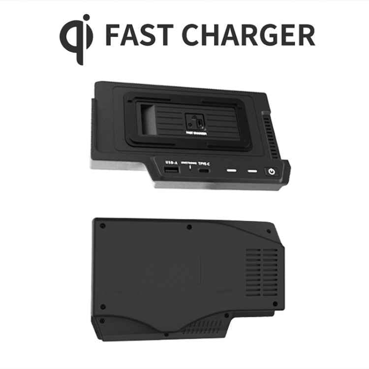 HFC-1022 Car Qi Standard Wireless Charger 15W Quick Charging for Mercedes-Benz GLE 2020-2022, Left and Right Driving, HFC-1022