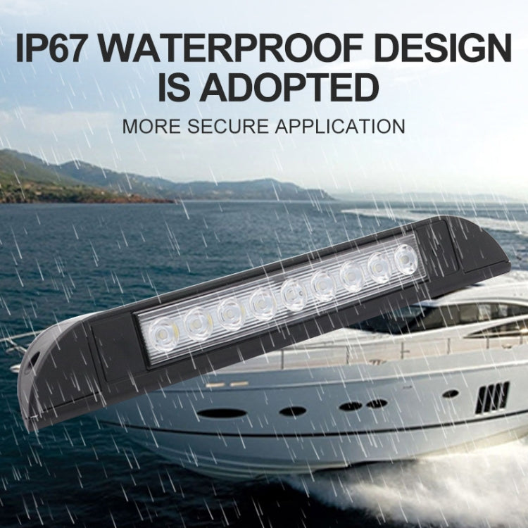 RV / Yacht Awning LED Strip Light DC12-28V with 9 LEDs Lamp Beads, 9 LEDs (White)