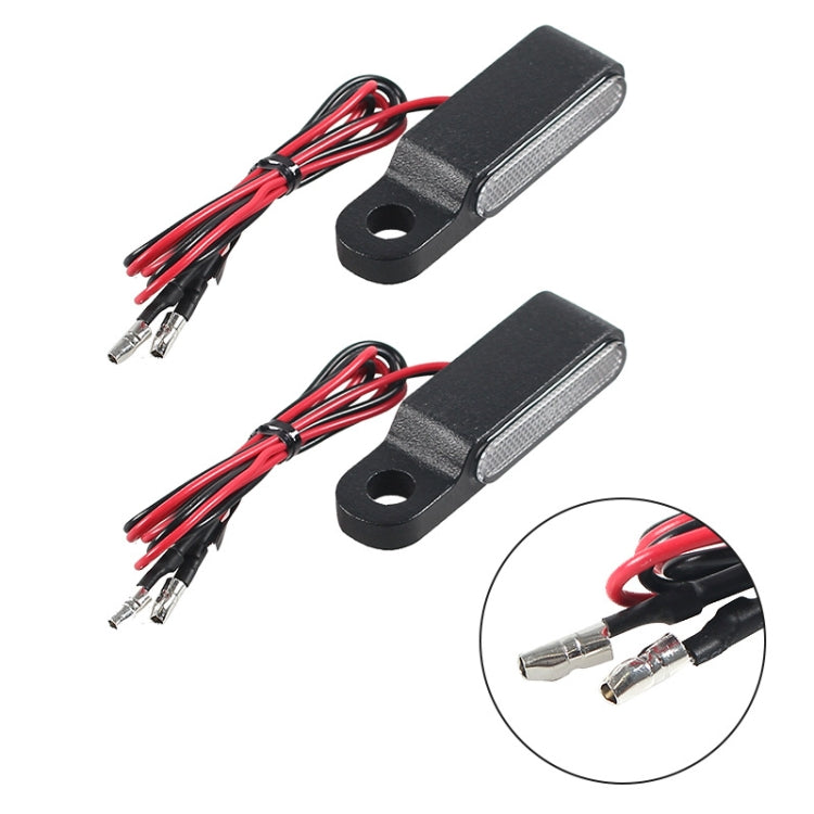 1 Pair Motorcycle Flashing Handlebar LED Turn Signal Light, Flashing