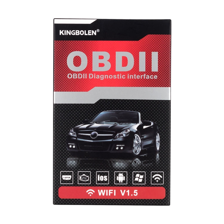 OBD II ELM327 WiFi V1.5 Car Fault Diagnostic Tool PIC25K80 Chip, WiFi