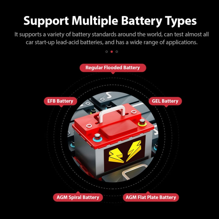 KINGBOLEN BM560 6V 12V Car Digital Load Battery Tester, BM560