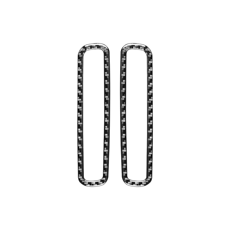 2 PCS / Set Carbon Fiber Car A-pillar Air Outlet Frame Decorative Sticker for Volkswagen Scirocco 2009-2016,Left and Right Drive Universal, A-pillar Air Outlet Frame