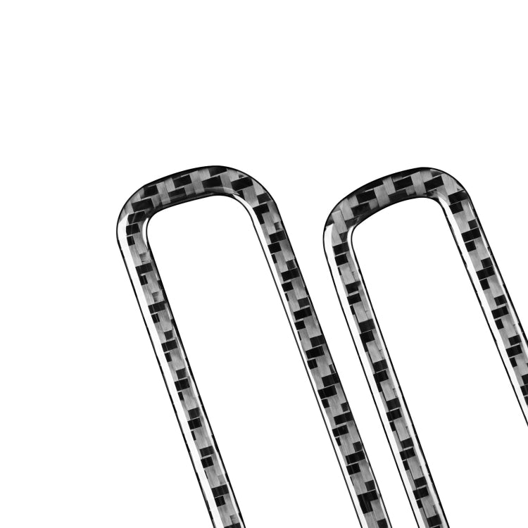2 PCS / Set Carbon Fiber Car A-pillar Air Outlet Frame Decorative Sticker for Volkswagen Scirocco 2009-2016,Left and Right Drive Universal, A-pillar Air Outlet Frame
