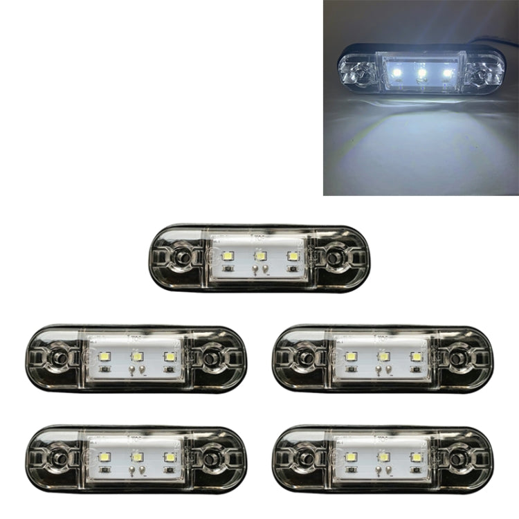 5 PCS MK-327 Car / Truck 3LEDs Side Marker Indicator Light Tail Light, MK-327(Red Light), MK-327(White Light), MK-327(Yellow Light)