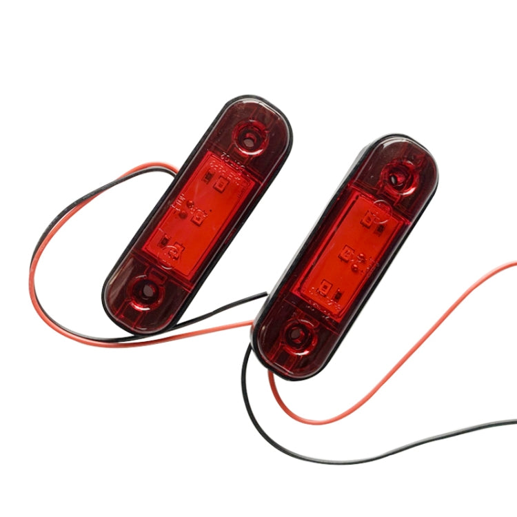5 PCS MK-327 Car / Truck 3LEDs Side Marker Indicator Light Tail Light, MK-327(Red Light), MK-327(White Light), MK-327(Yellow Light)