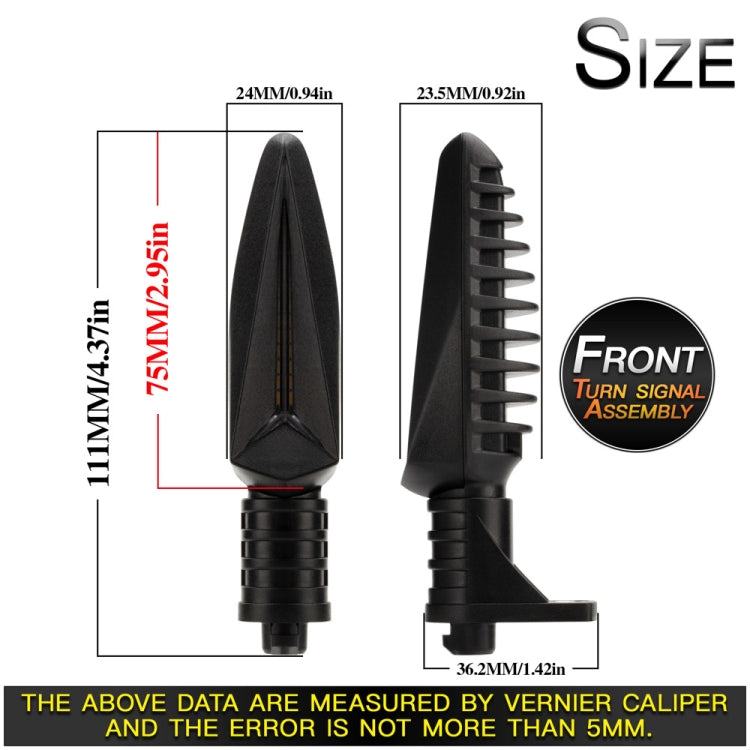 2 PCS KC059F Motorcycle Flashing Turn Signal Light for BMW , KC059F