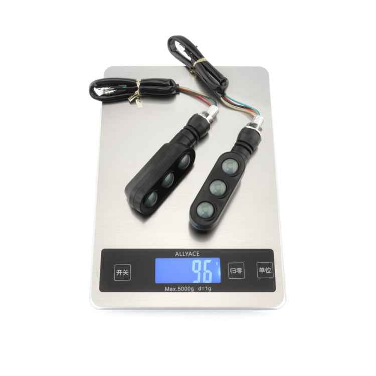 2 PCS KC050 Motorcycle LED Turn Signal Running Brake Light