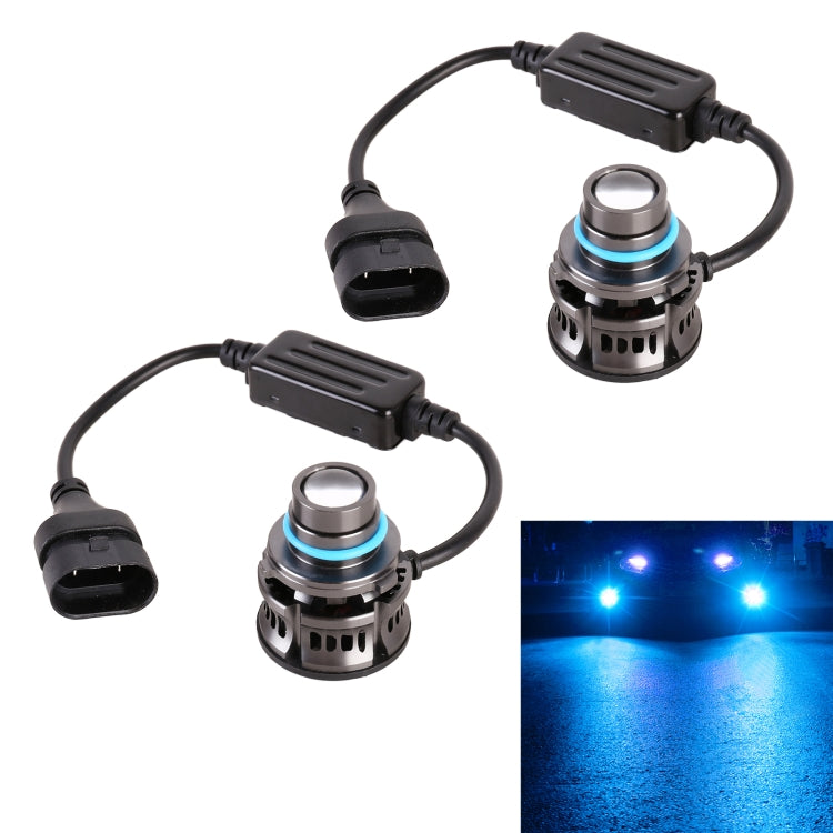 1 Pair 9005 27W / DC12V Car Aluminum Alloy LED Headlight, 9005 (Blue Light), 9005 (Gold Light), 9005 (Lime Green), 9005 (White Light)