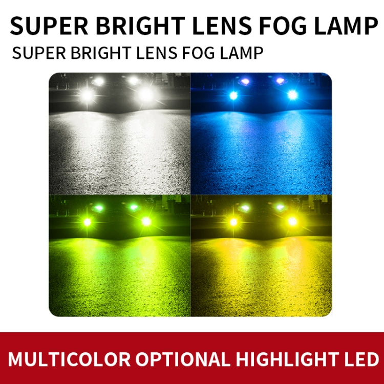 1 Pair H7 27W / DC12V Car Aluminum Alloy LED Headlight, H7 (White Light), H7 (Blue Light), H7 (Gold Light), H7 (Lime Green)