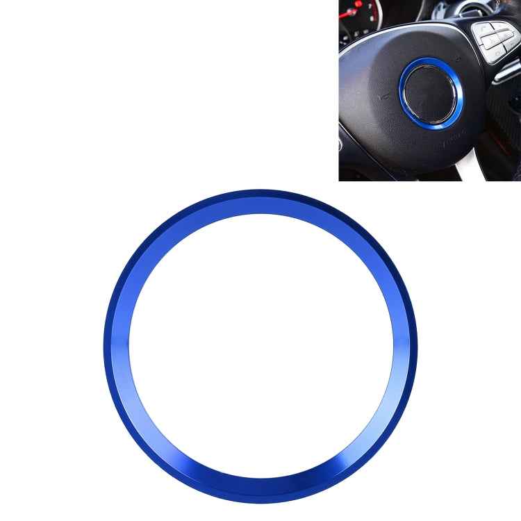 Car Steering Wheel Decorative Ring Cover for Mercedes-Benz,Inner Diameter: 5.6cm, 5.6cm (Silver), 5.6cm (Blue), 5.6cm (Red)