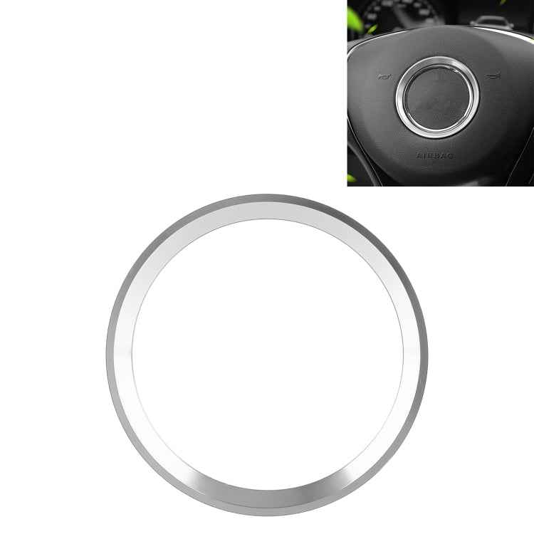 Car Steering Wheel Decorative Ring Cover for Mercedes-Benz,Inner Diameter: 5.6cm, 5.6cm (Silver), 5.6cm (Blue), 5.6cm (Red)