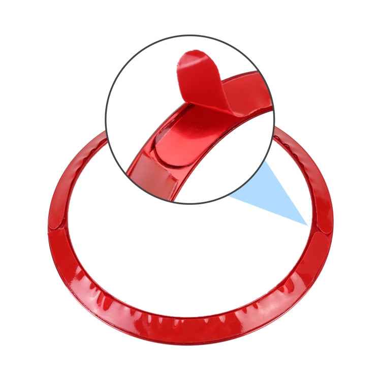Car Steering Wheel Decorative Ring Cover for Mercedes-Benz,Inner Diameter: 5.6cm, 5.6cm (Silver), 5.6cm (Blue), 5.6cm (Red)
