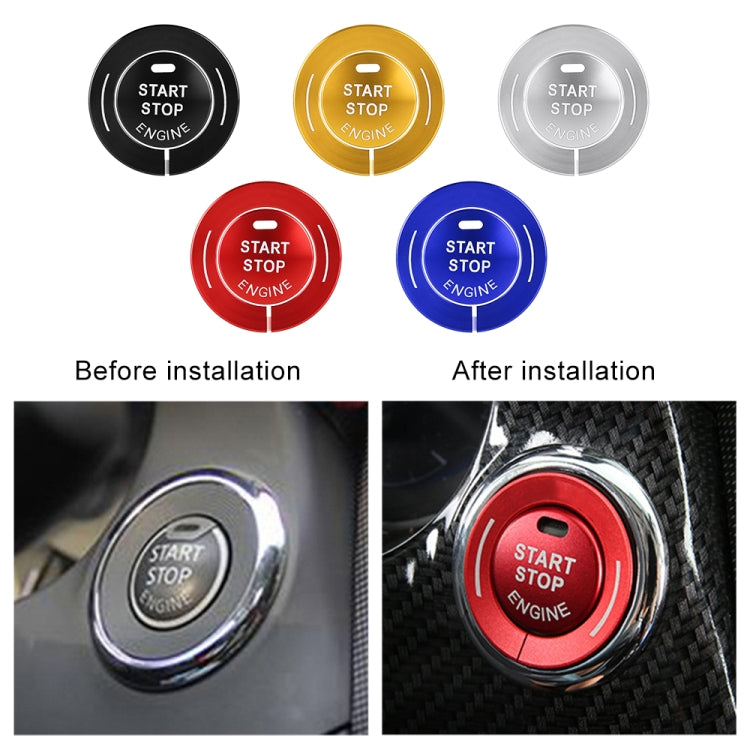Car Engine Start Key Push Button Ring Trim Sticker for Infiniti, For Infiniti