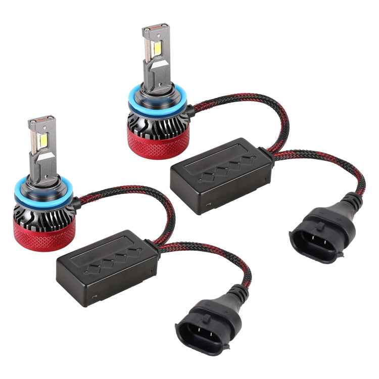 1 Pair H8 / H11 DC12V 65W 6000K 6500LM LED Car Headlights