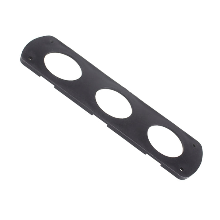 5 PCS 3-Hole Car Modified USB Charging Voltmeter Cigarette Lighter Panel, 3-Hole