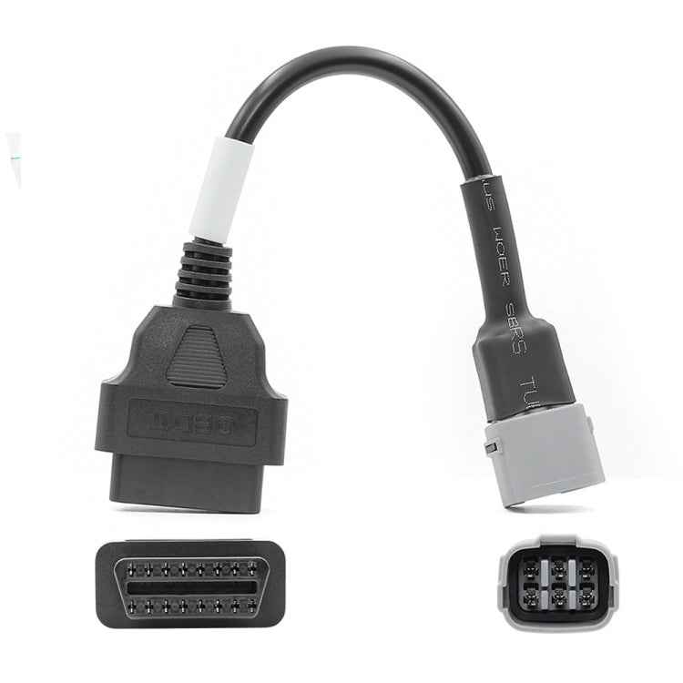 Motorcycle OBD 16PIN Female to 6PIN Connector Cable for Suzuki