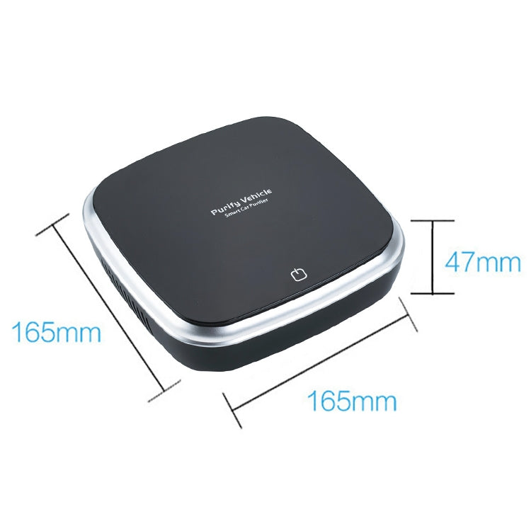 Car Solar Energy Negative Ion Smart USB Air Purifier, XJ-005 (Black), XJ-005 (White)