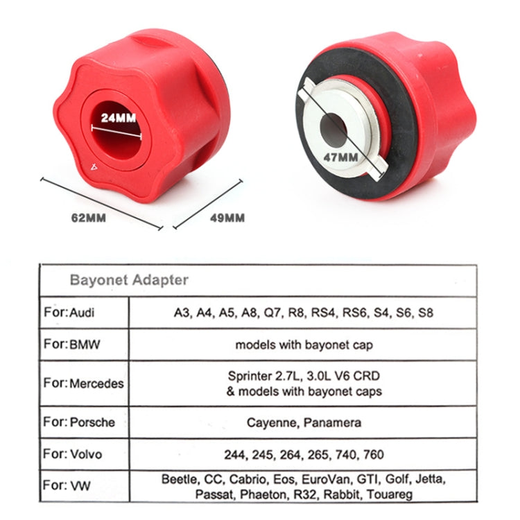 Car Engine Oil Change Tool Replacement Funnel Injector for Audi / BMW / Benz / Volkswagen / Porsche, For Audi / BMW / Benz / Volkswagen / Porsche