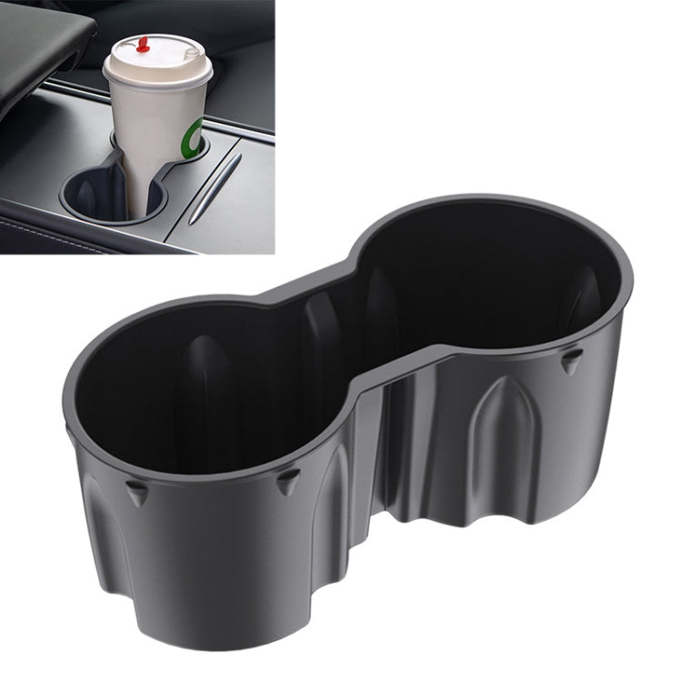 SHUNWEI SD-1054 Car Water Cup Holder for Tesla Model 3 / Y 2021-2022, SD-1054 (Black), SD-1054 (Grey)