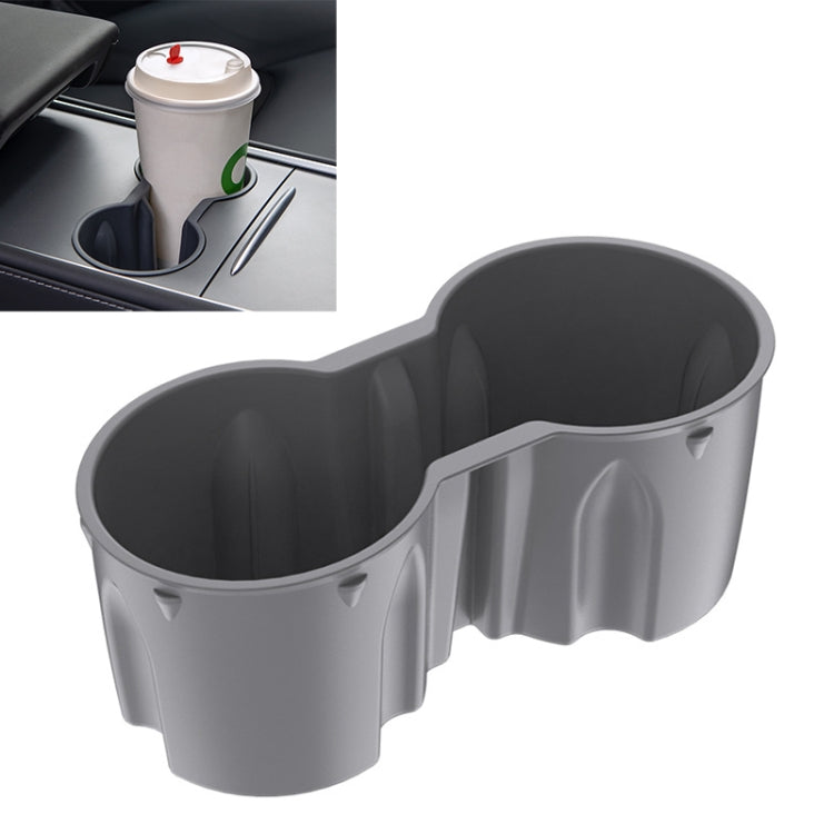 SHUNWEI SD-1054 Car Water Cup Holder for Tesla Model 3 / Y 2021-2022, SD-1054 (Black), SD-1054 (Grey)