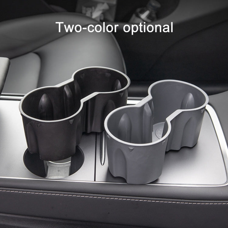SHUNWEI SD-1054 Car Water Cup Holder for Tesla Model 3 / Y 2021-2022, SD-1054 (Black), SD-1054 (Grey)
