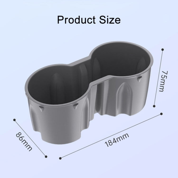 SHUNWEI SD-1054 Car Water Cup Holder for Tesla Model 3 / Y 2021-2022, SD-1054 (Black), SD-1054 (Grey)