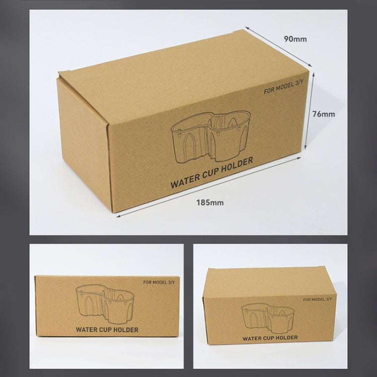 SHUNWEI SD-1054 Car Water Cup Holder for Tesla Model 3 / Y 2021-2022, SD-1054 (Black), SD-1054 (Grey)