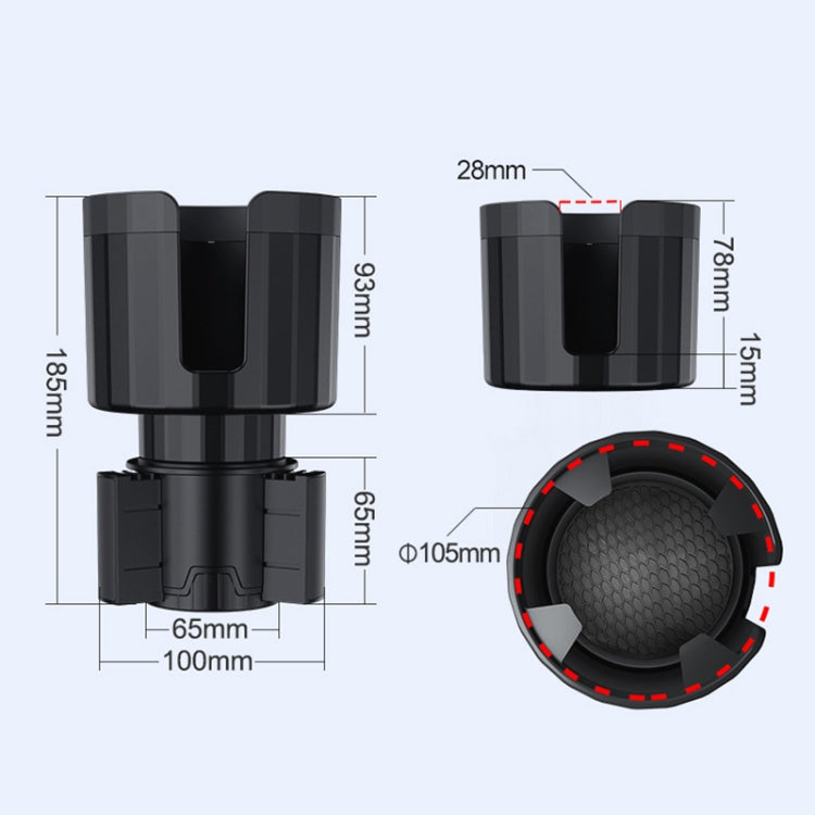 Car Cup Mouth Conversion Large Water Cup Holder, Water Cup Holder